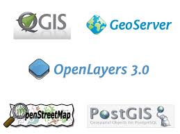 QGIS, Map Server, Geo Server, Open Street Map, PostGIS, OpenLayers